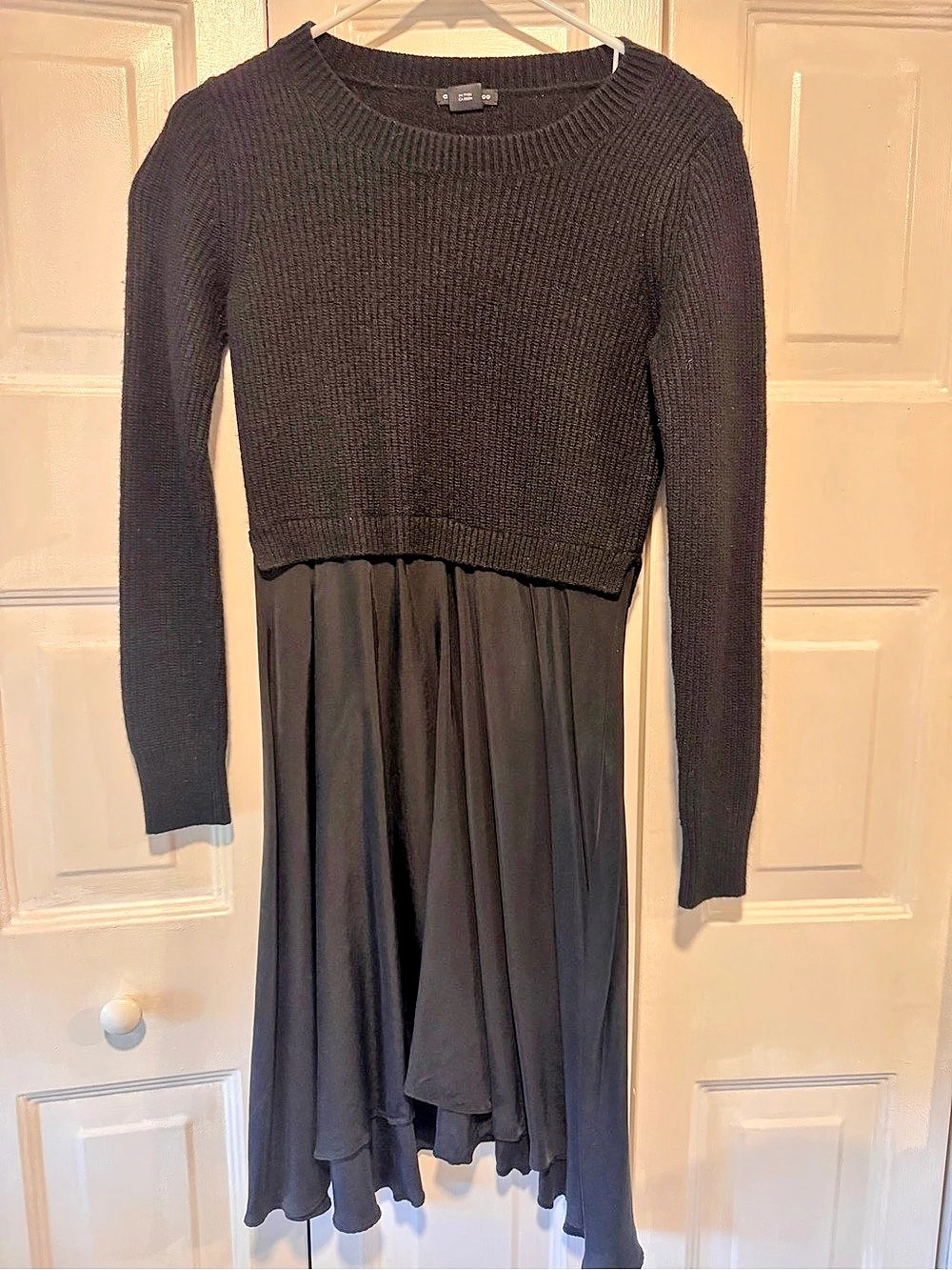 Club Monaco Black Knit Maxi Dress Size XS